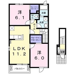 テツミ　IIの物件間取画像